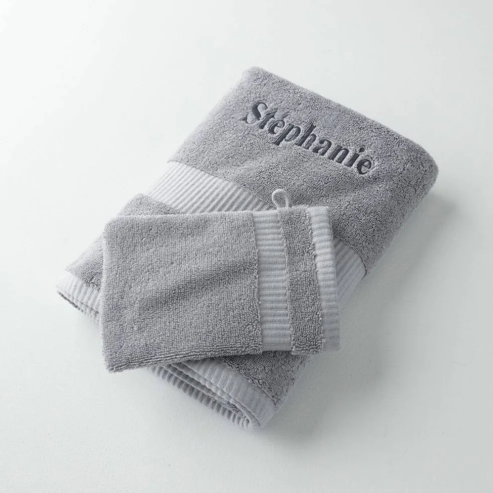 Collection serviettes de bain 640 g/m2 personnalisables confort extra moelleux