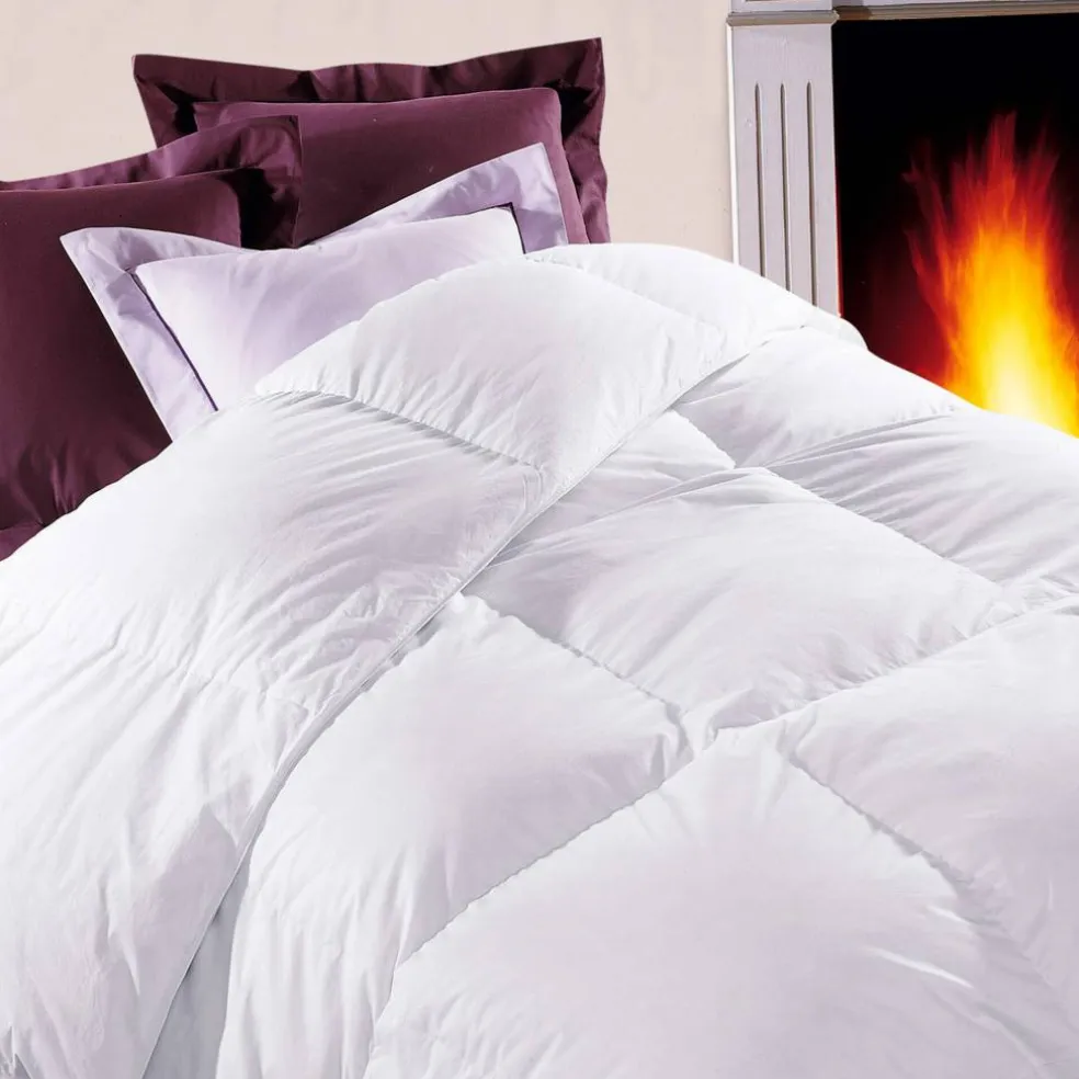 Couette duvet oie blanche prestige chambre tempérée