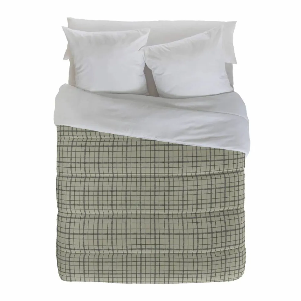 Couette microfibre imprimé carreaux 200 g/m²