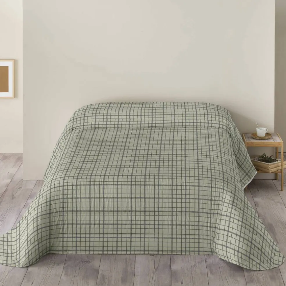 Couette microfibre imprimé carreaux 200 g/m²