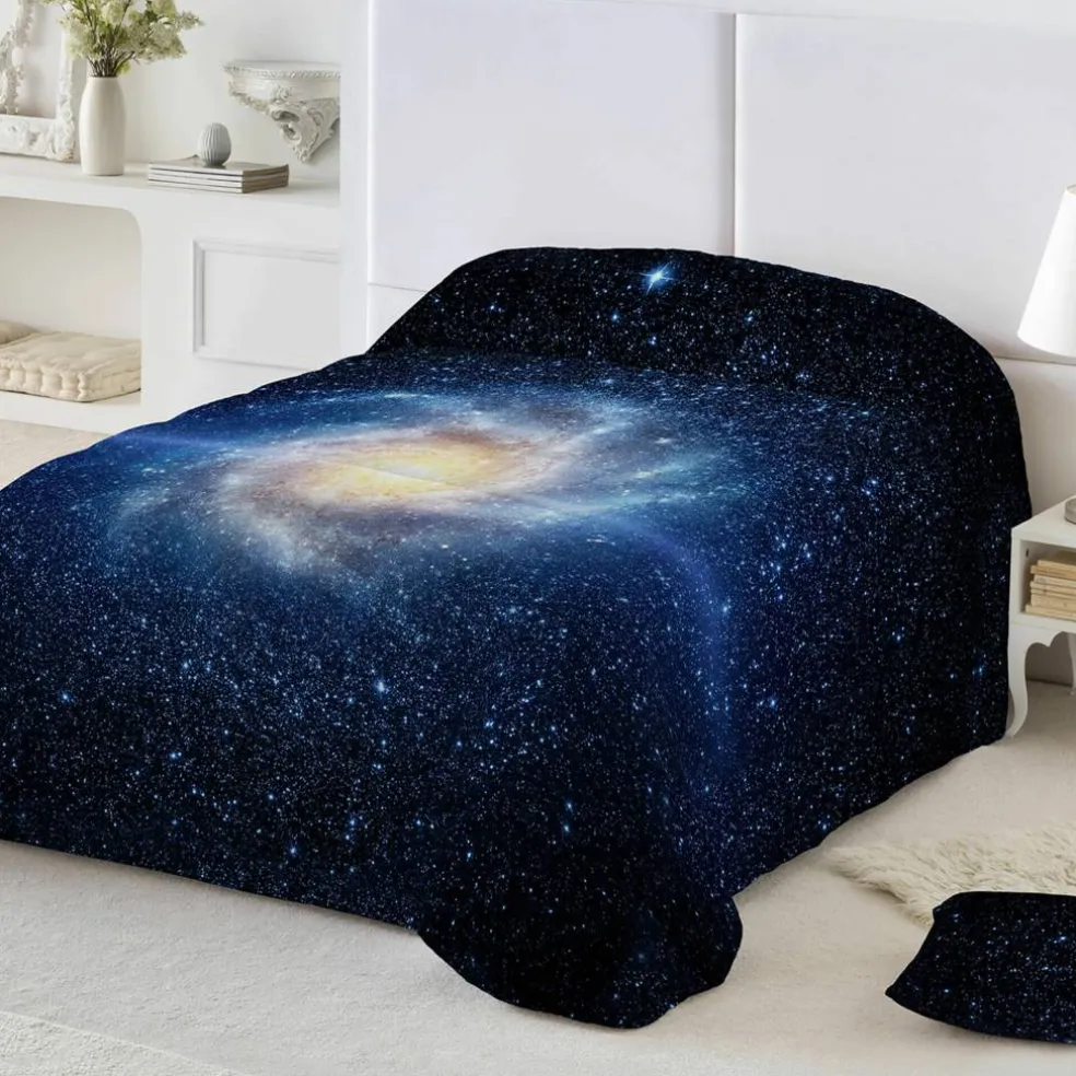 Couette microfibre imprimée Galaxie 200 g/m²