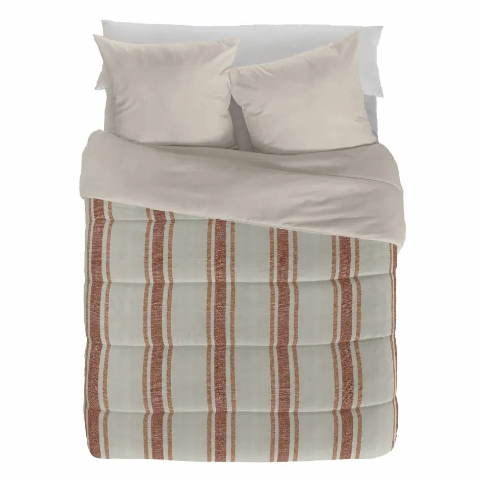 Couette microfibre rayures bayadère 200 g/m²