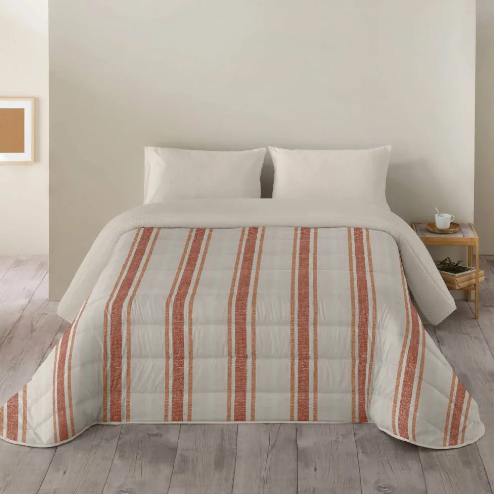 Couette microfibre rayures bayadère 200 g/m²