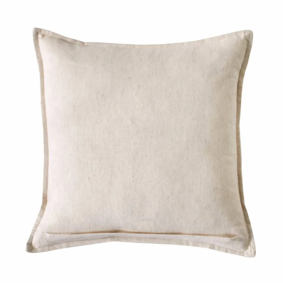 Coussin encadrement brodé Folk