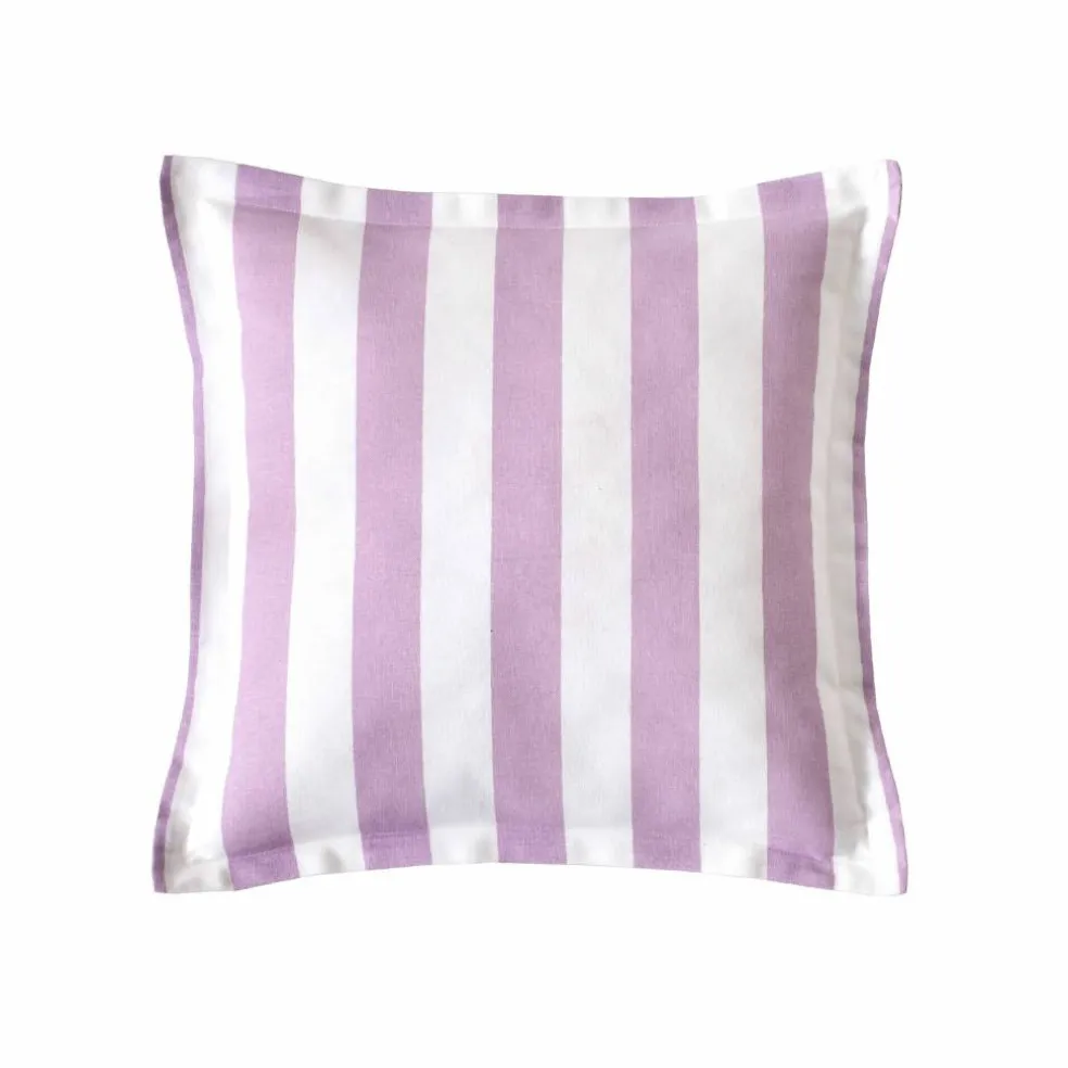 Coussin à rayures Céleste