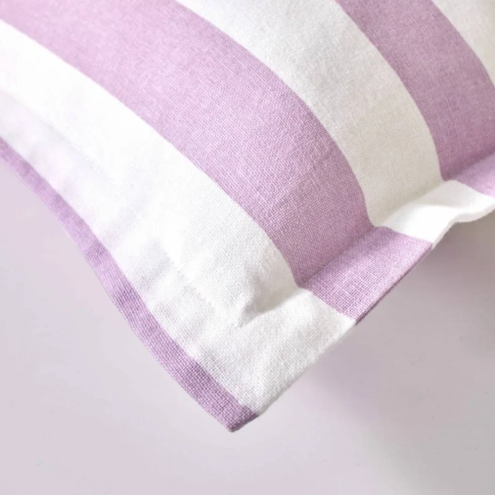 Coussin à rayures Céleste