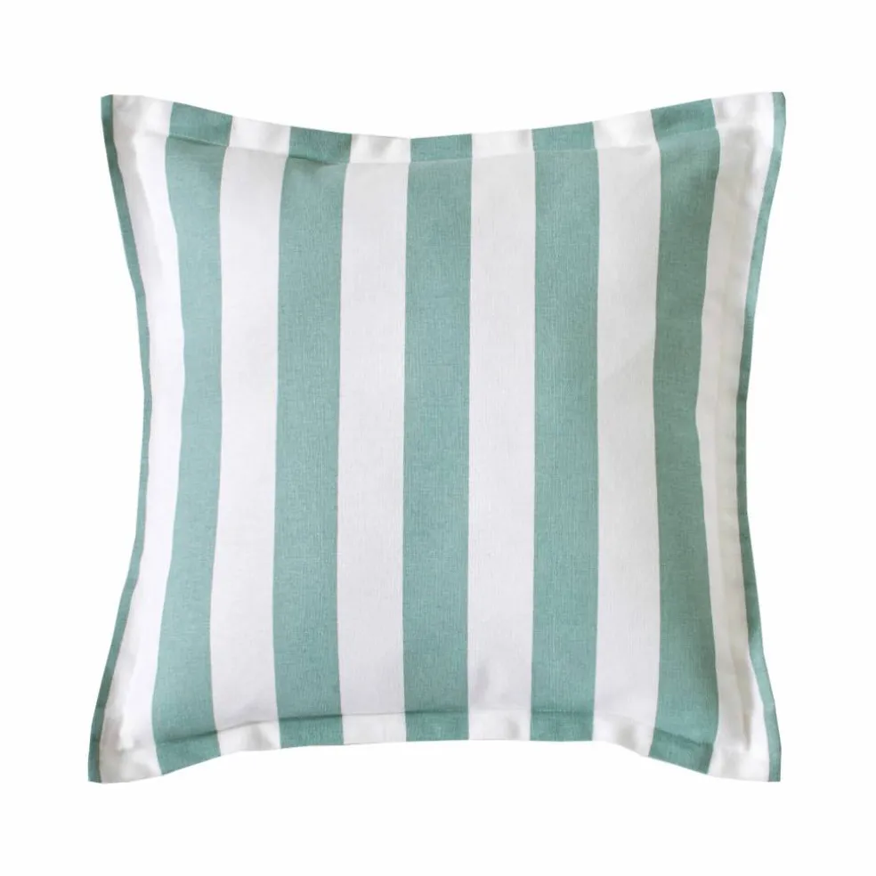 Coussin à rayures Céleste