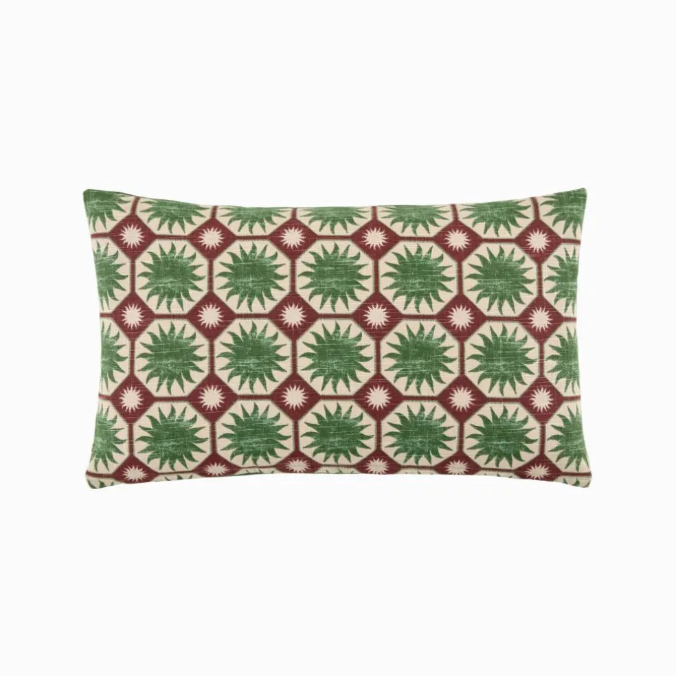 Coussin rectangulaire imprimé Zellige