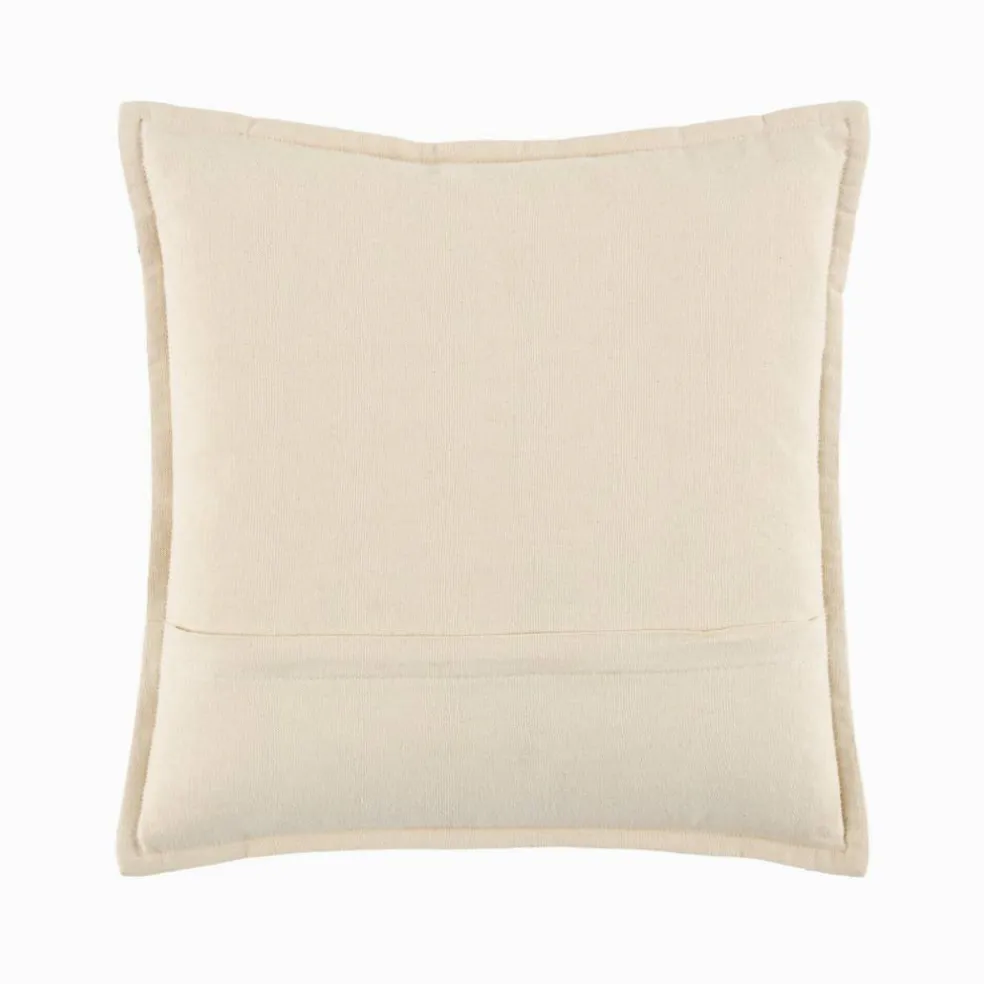 Coussin texturé motif soleil