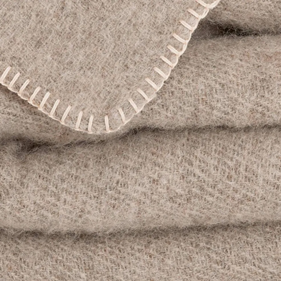 Couverture pure laine fabrication française 400 g/m²
