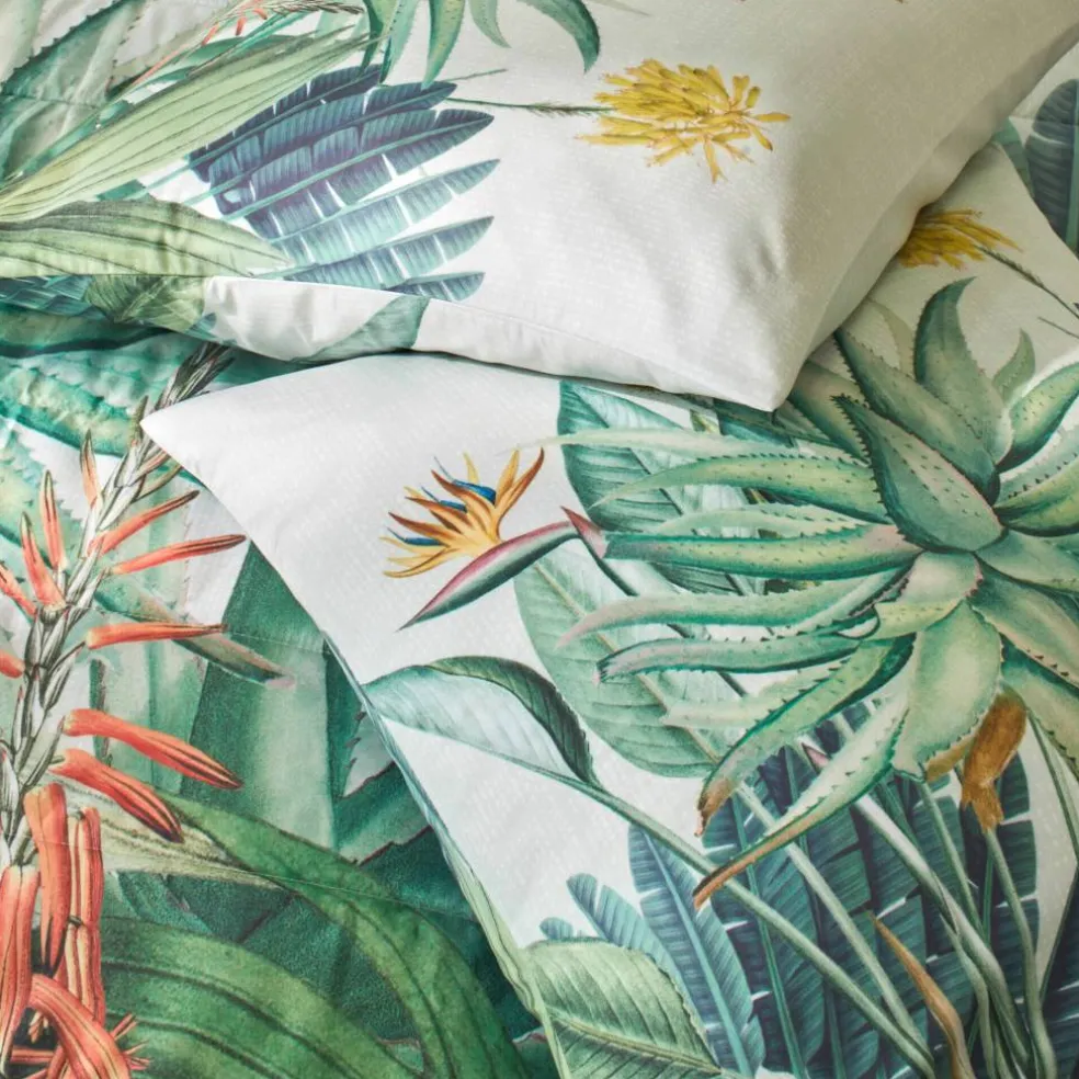 Couvre-lit matelassé Tropical