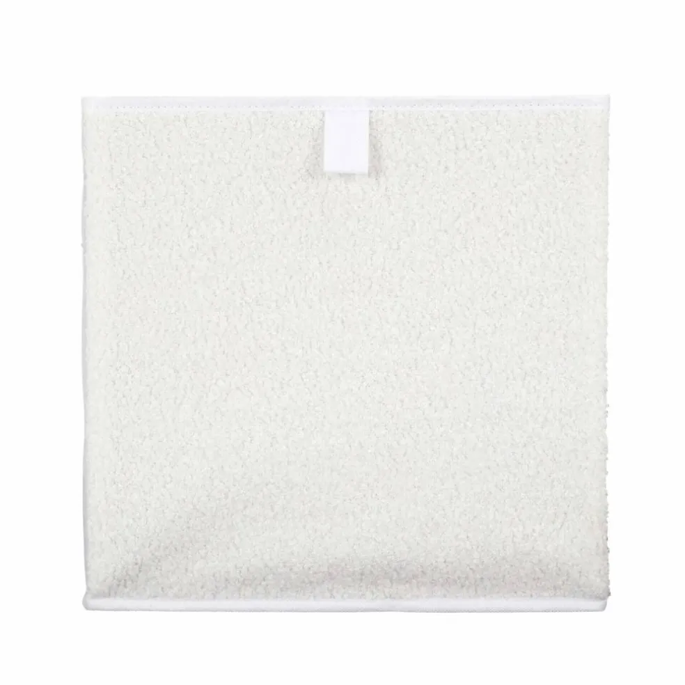Cube de rangement pliable, tissu bouclette