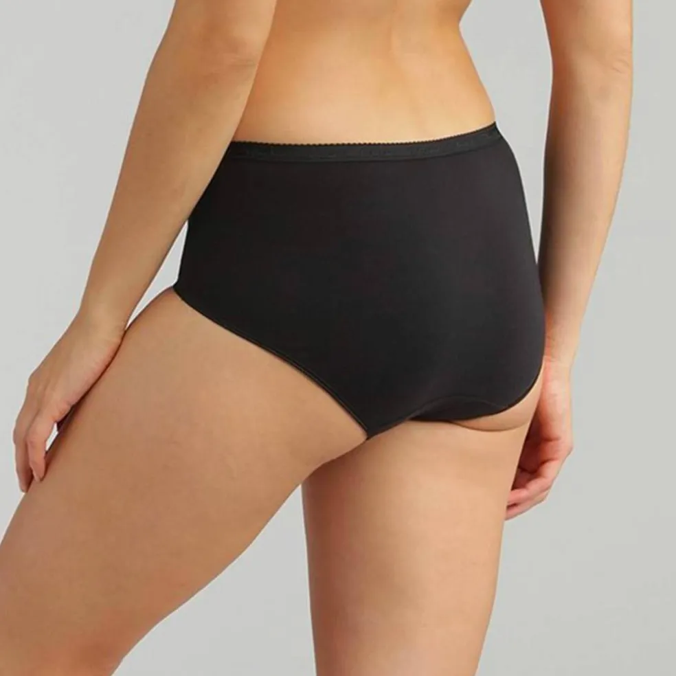 Culotte coton biologique(**) forme midi - lot de 2