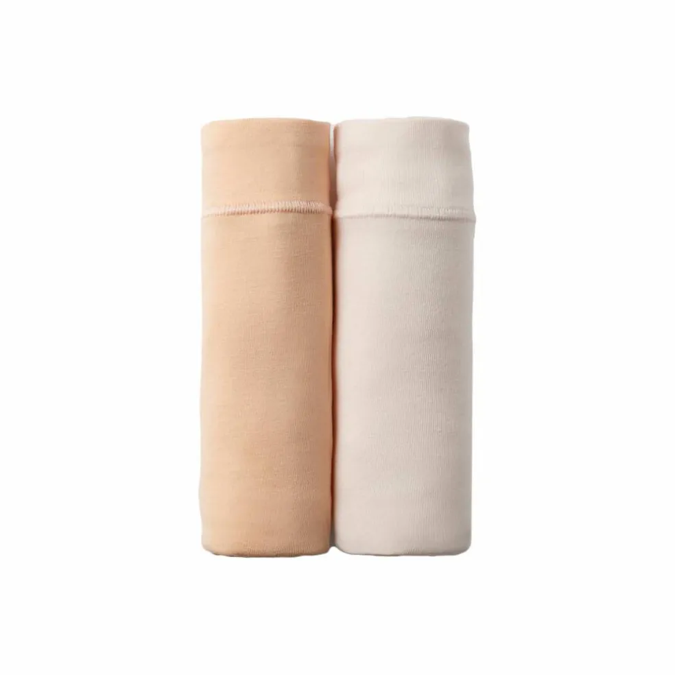 Culotte coton stretch forme maxi ceinture confort "sans élastiques" - lot de 2