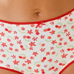 Culotte coton stretch forme maxi imprimé