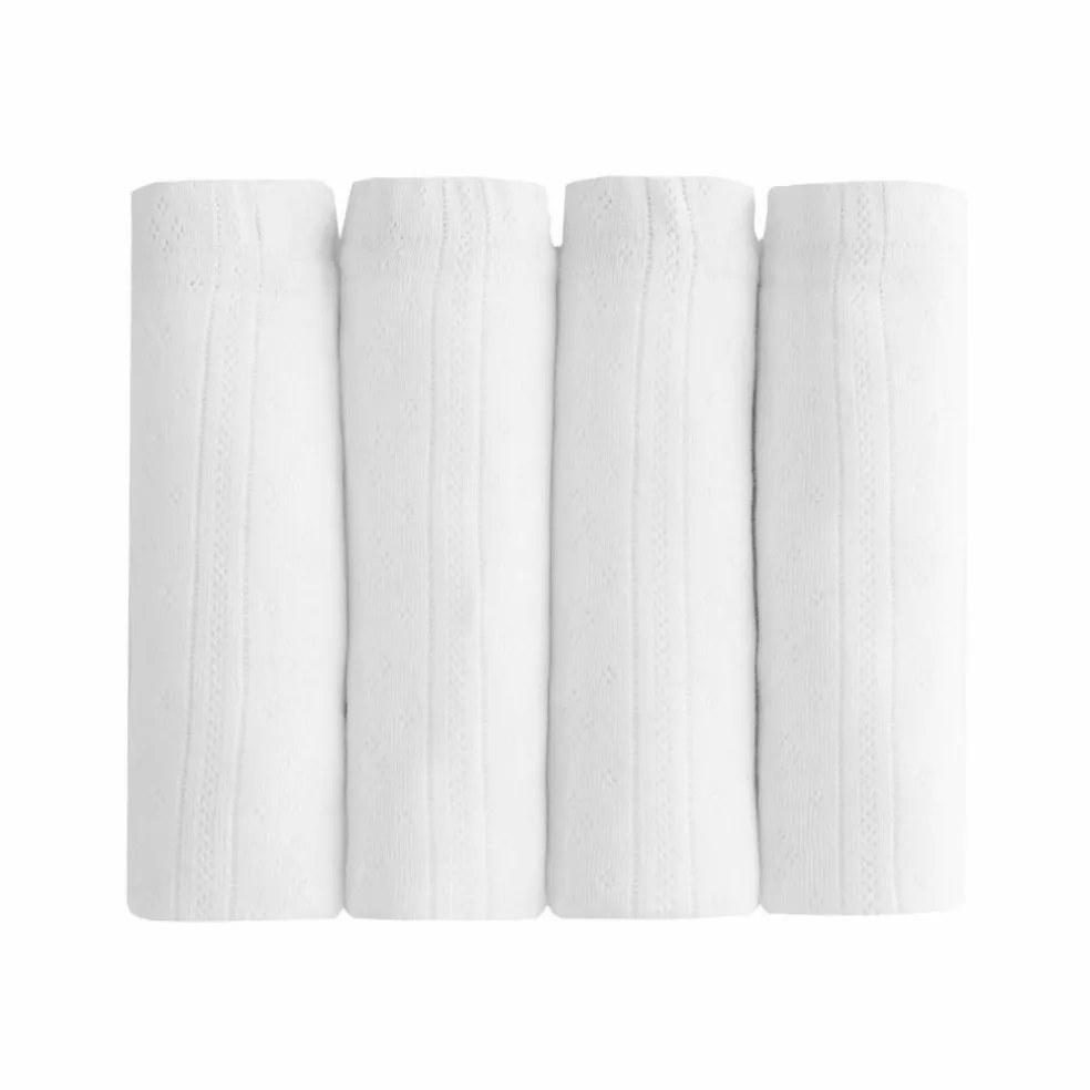 Culotte forme maxi coton motifs jacquard – Lot de 4