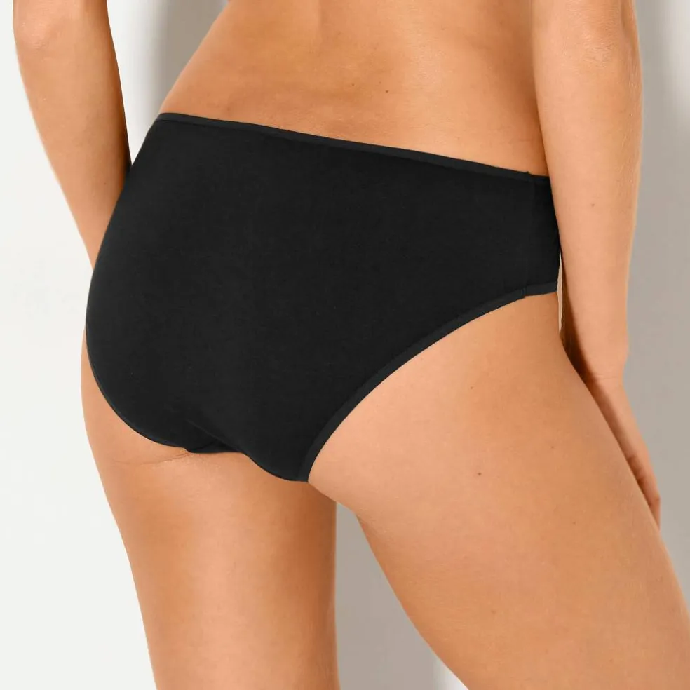 Culotte forme taï en coton extensible uni – lot de 10