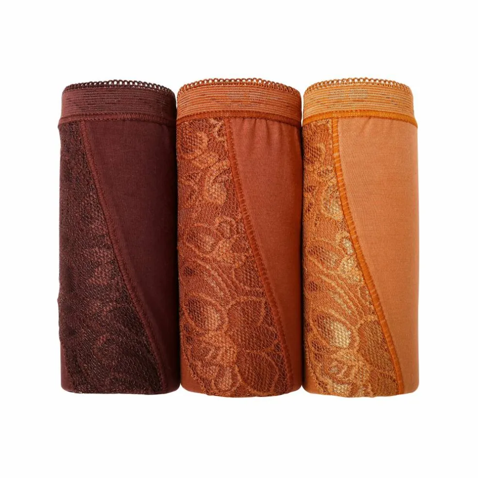 Culotte maxi dentelle - lot de 3
