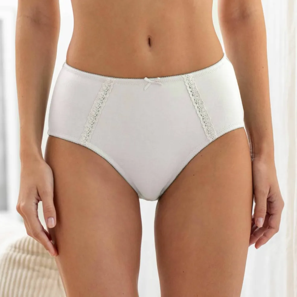 Culotte maxi en coton ajouré - Lot de 2