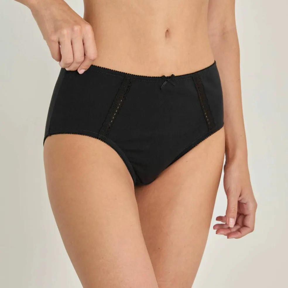 Culotte maxi en coton ajouré - Lot de 2