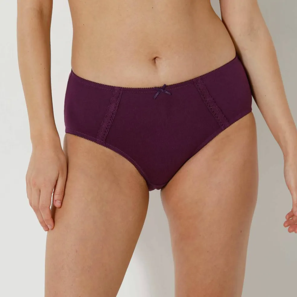 Culotte maxi en coton ajouré - Lot de 2