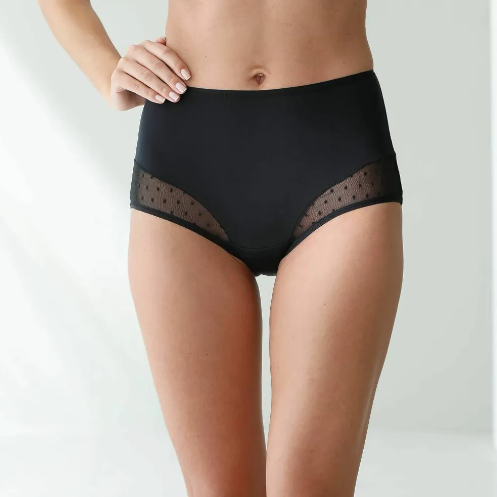 Culotte microfibre taille haute – lot de 2
