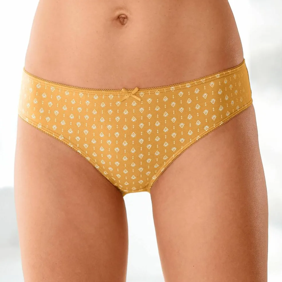 Culotte midi coton imprimé gamme "graphique" - lot de 4