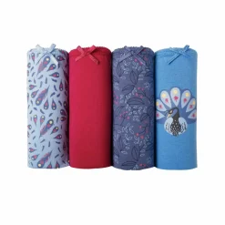 Culotte midi coton imprimé