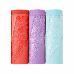 Culotte midi dentelle - lot de 3