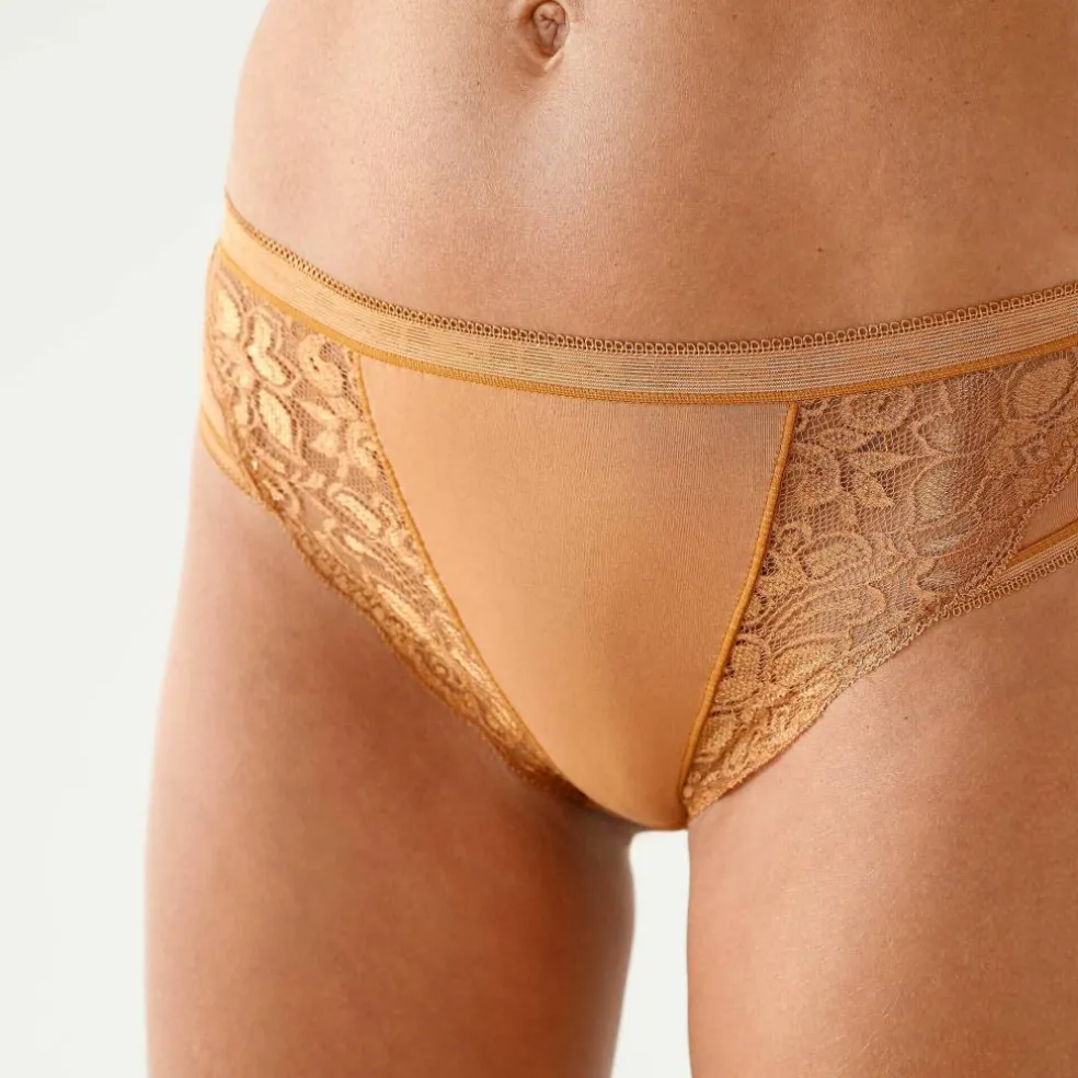 Culotte midi dentelle - lot de 3
