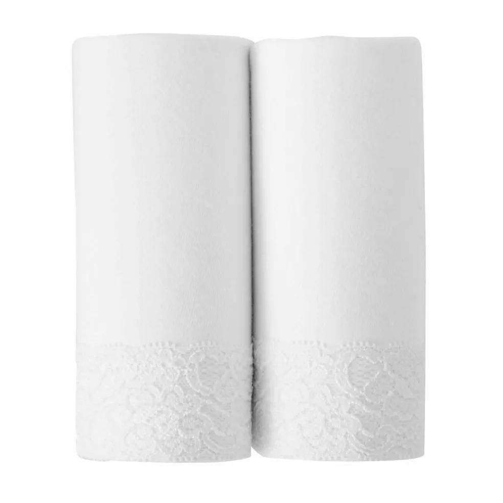 Culotte panty coton et dentelle - lot de 2