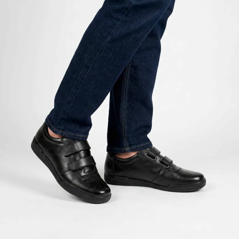 Derbies scratchées en cuir - jusqu'au 46