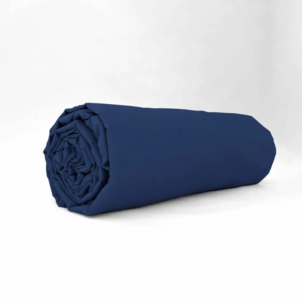 Drap-housse irrétrécissable uni coton