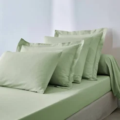 Drap-housse uni coton bonnet 32 cm