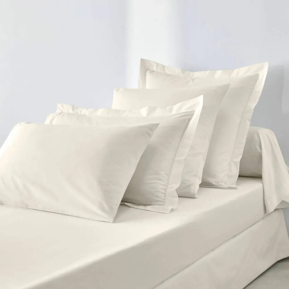 Drap-housse uni coton bonnet 32 cm