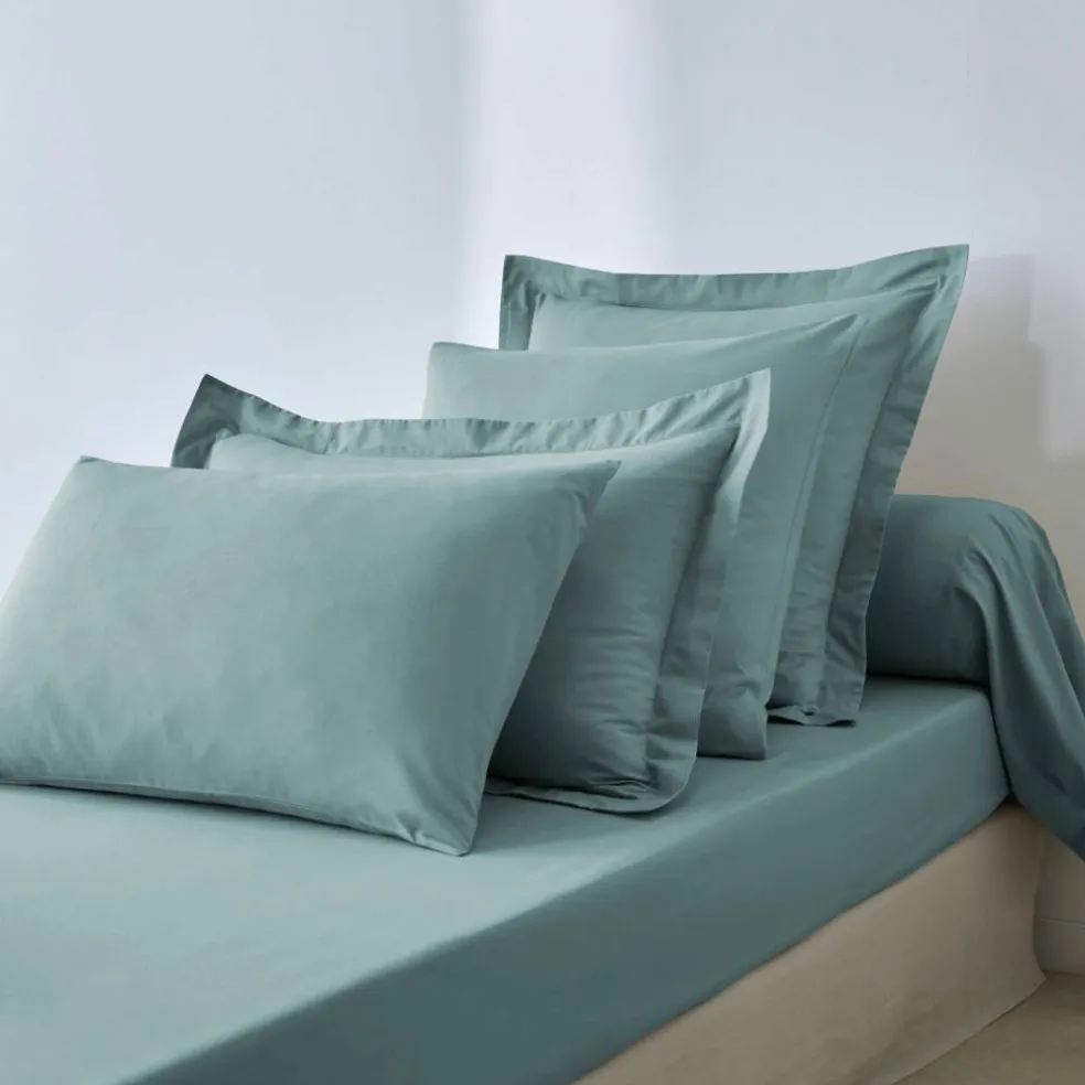 Drap-housse uni coton bonnet 32 cm