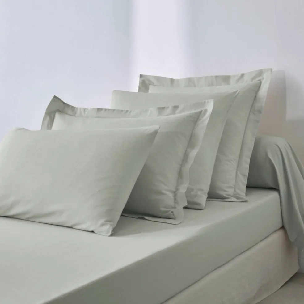 Drap-housse uni coton bonnet 32 cm