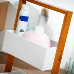 Etagère bambou 3 bacs de rangement