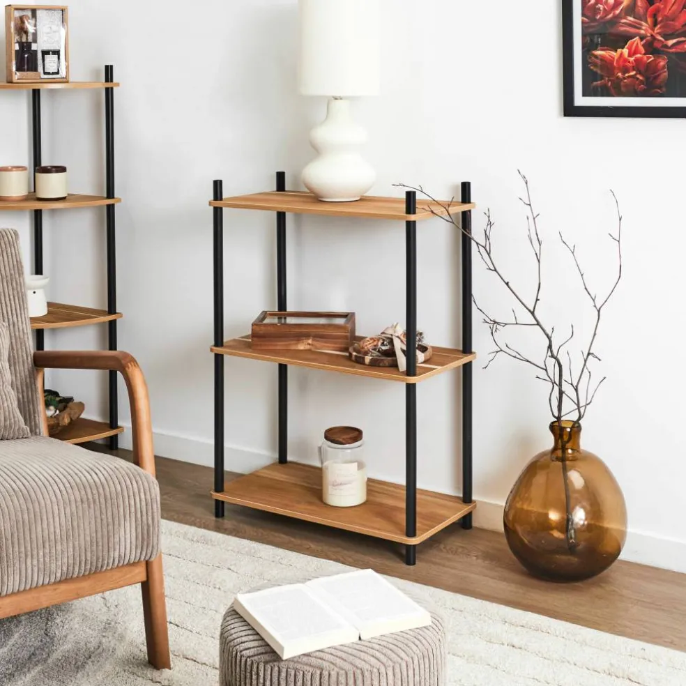 Etagère 3 niveaux en bois