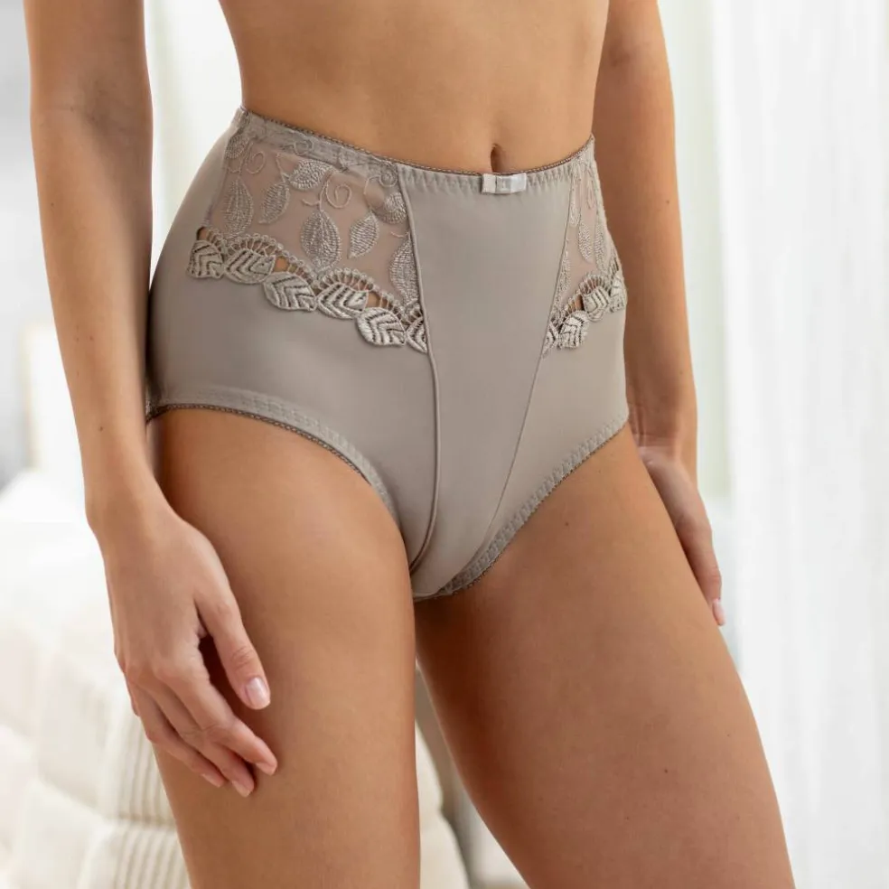 Gainette microfibre et guipure Rima - lot de 2
