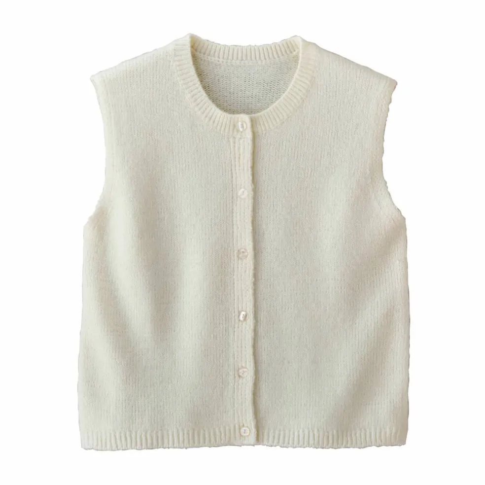 Gilet boutonné sans manches