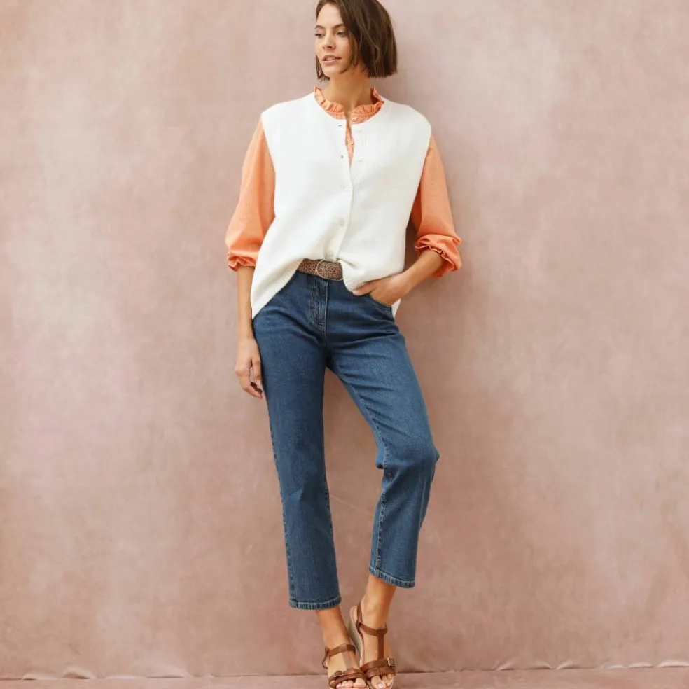 Gilet boutonné sans manches