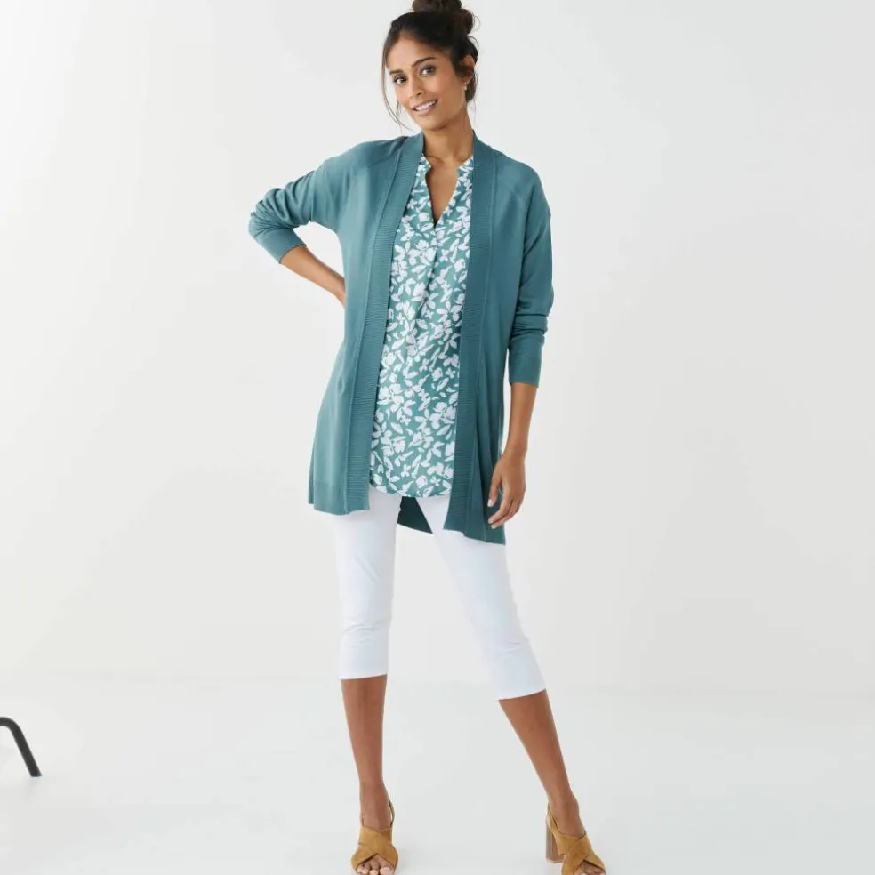 Gilet porter ouvert, manches longues