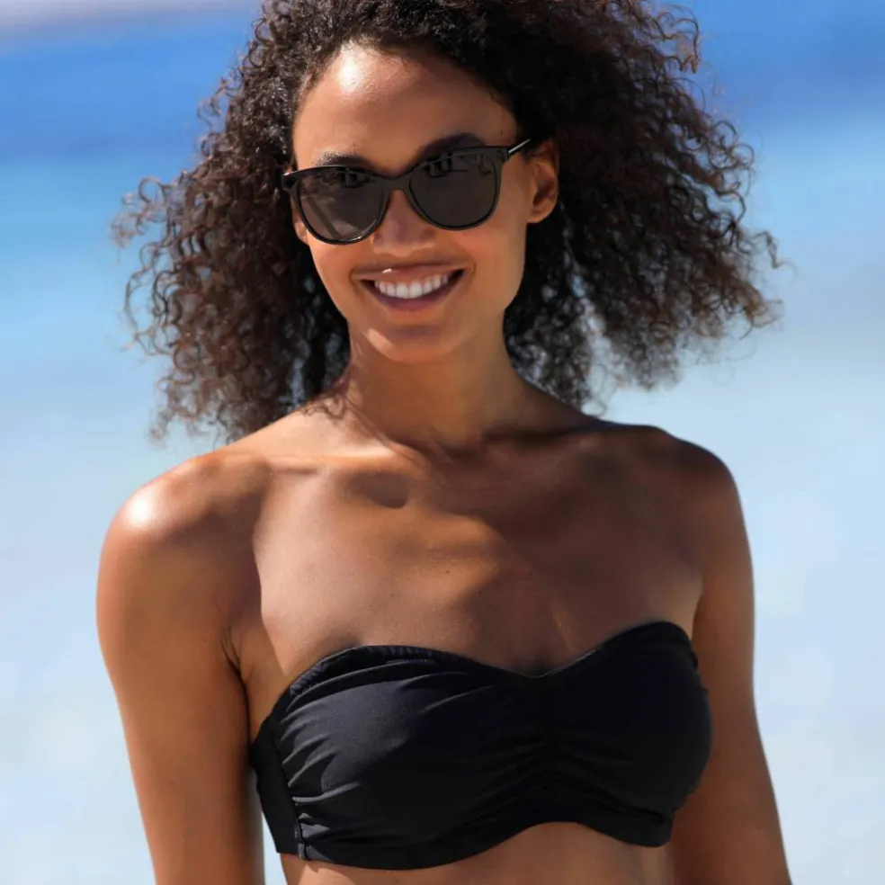 Haut de maillot de bain avec armatures Solaro - forme bandeau