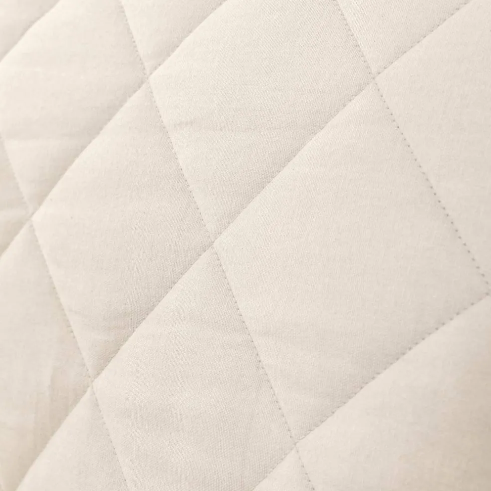 Housse canapé BZ coton bachette uni matelassé