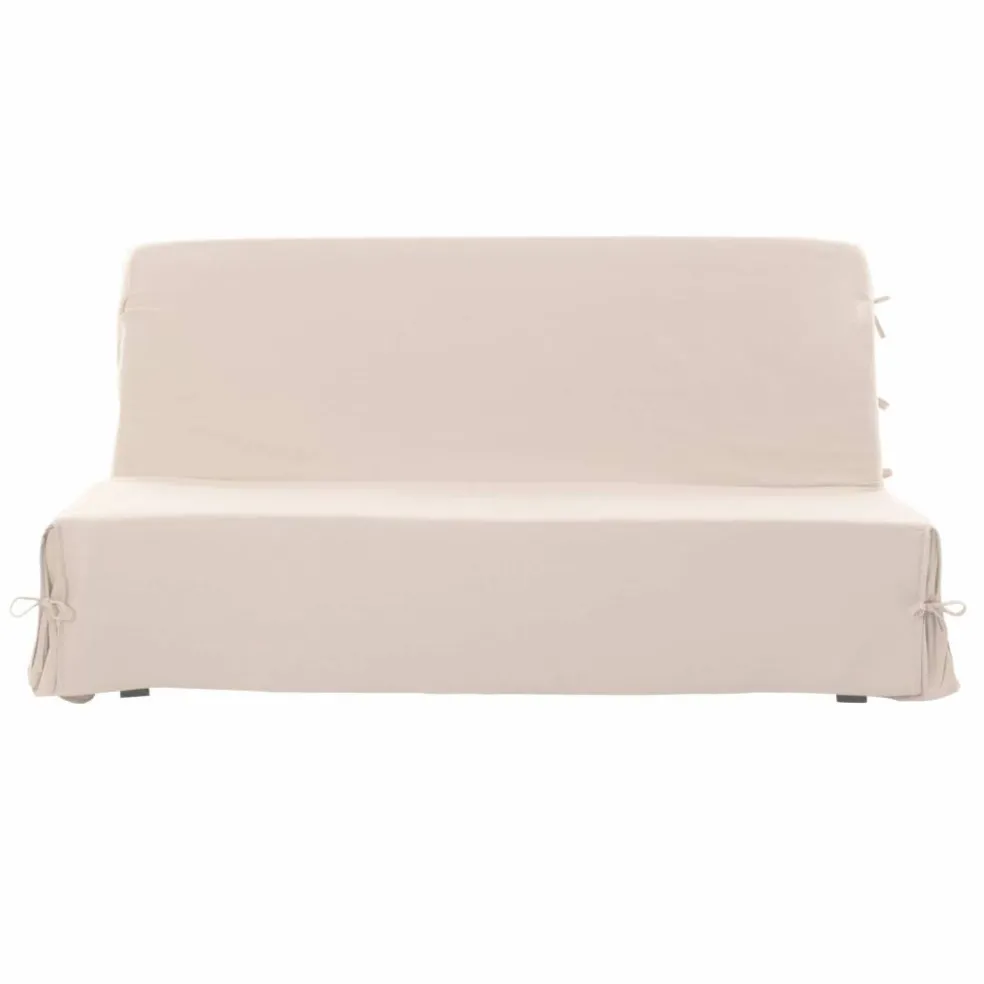 Housse clic-clac standard coton bachette uni