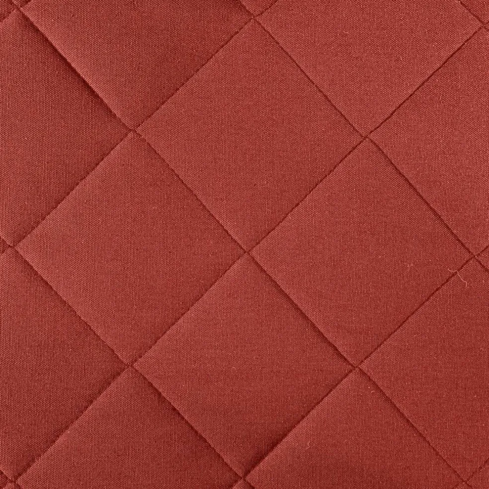 Housse clic-clac standard matelassée coton bachette uni