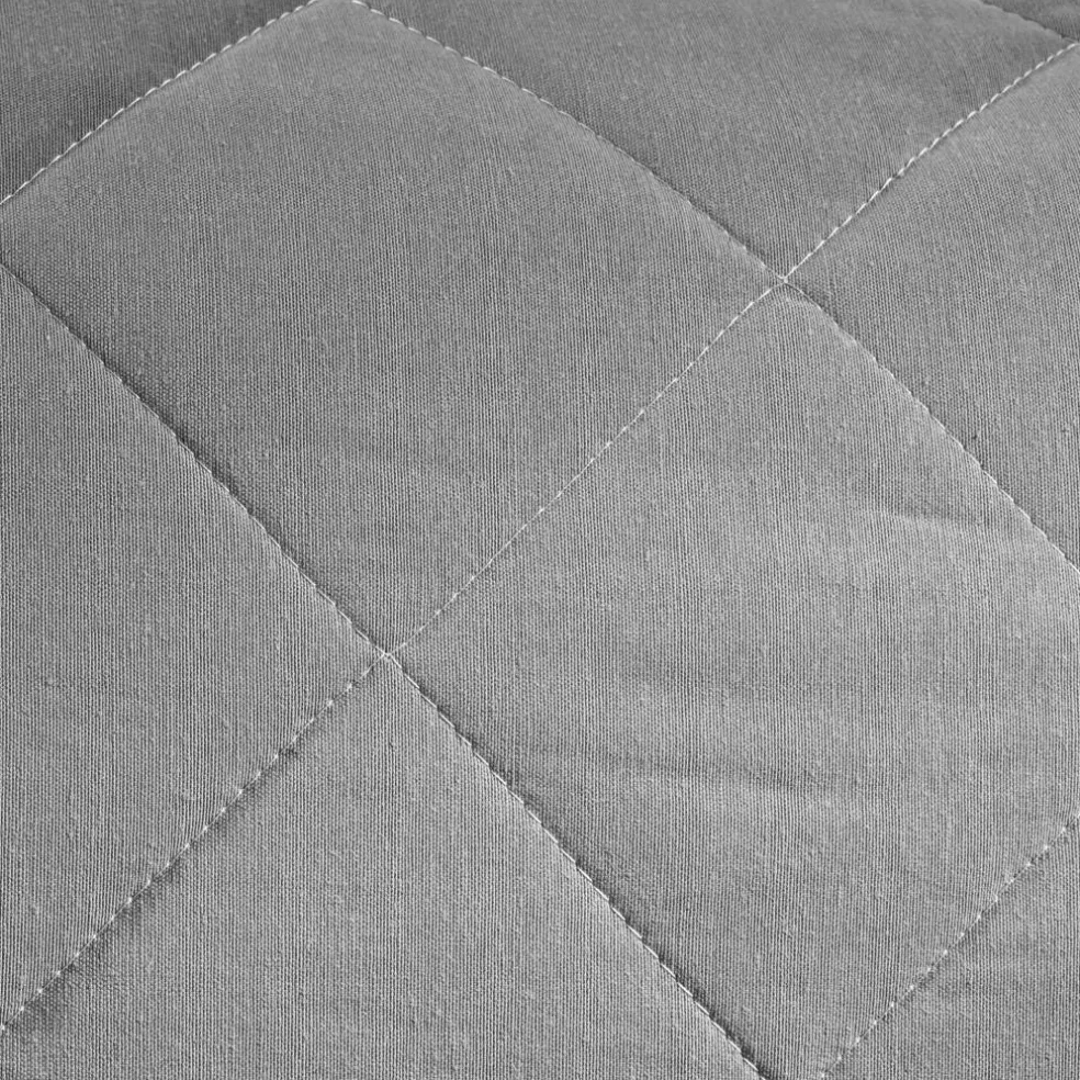 Housse clic-clac standard matelassée coton bachette uni