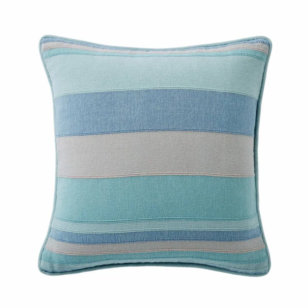 Housse coussin multicolore coton tissage artisanal - lot de 2