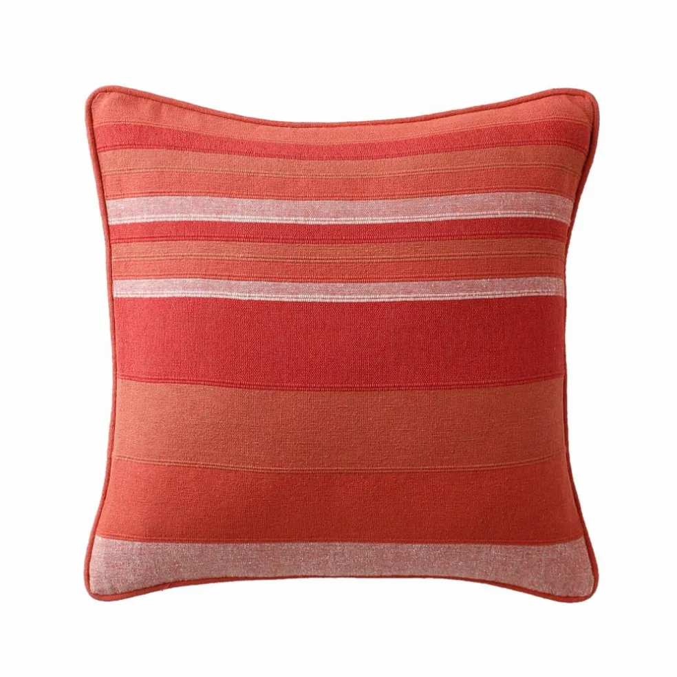 Housse coussin multicolore coton tissage artisanal - lot de 2
